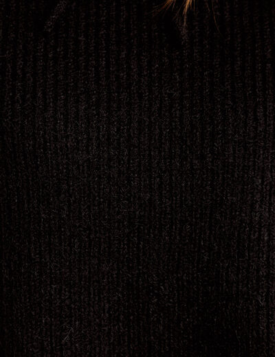 Cache-cou noir femme