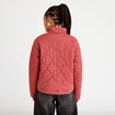 Veste matelass&eacute;e zipp&eacute;e vieux rose femme