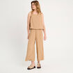 Combinaison sans manches beige femme