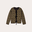 Veste matelassée vert femme