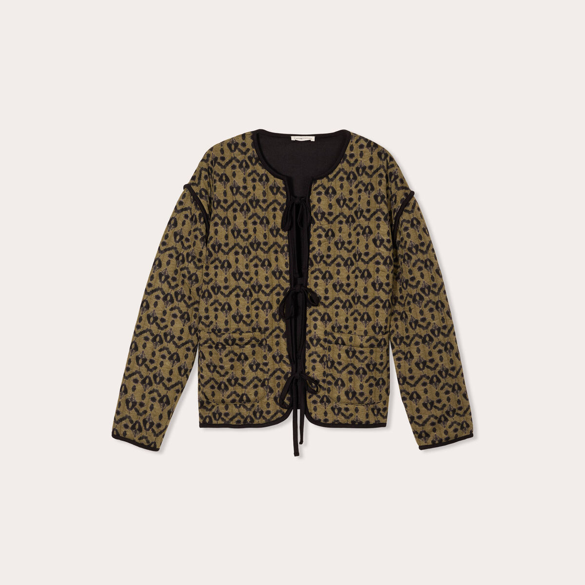 Veste matelassée vert femme