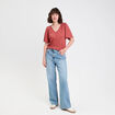T-shirt manches courtes vieux rose femme