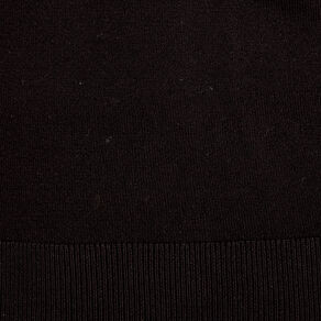 Pull manches longues noir femme