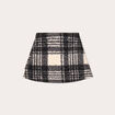 Jupe effet polaire noir femme