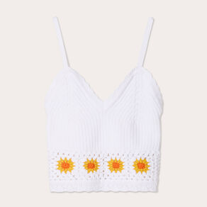 debardeur tricot ecru femme Débardeur tricot ecru femme