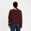 Veste effet polaire marron clair femme