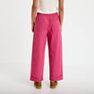 Pantalon droit taille standard prune femme