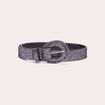 Ceinture avec strass noir femme