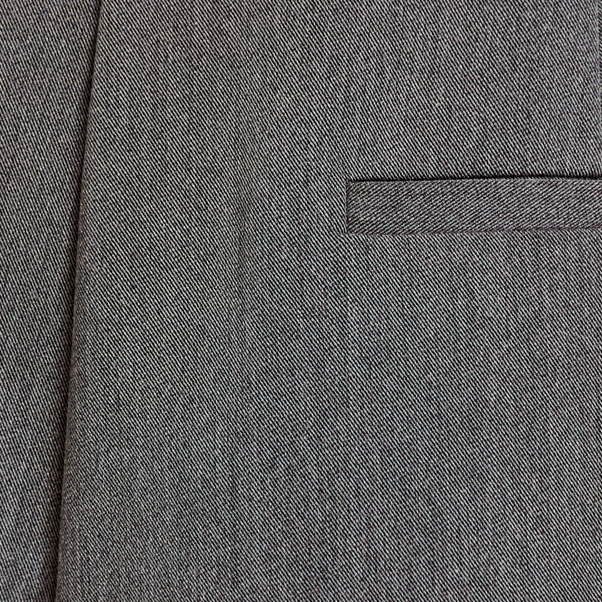 Pantalon large avec ceinture amovible gris clair femme