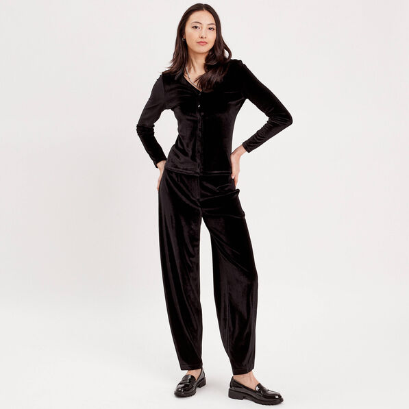 chemise en velours noir femme Chemise en velours noir femme