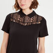 T-shirt manches courtes noir femme