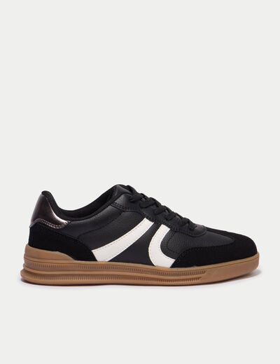 Baskets basses noir femme