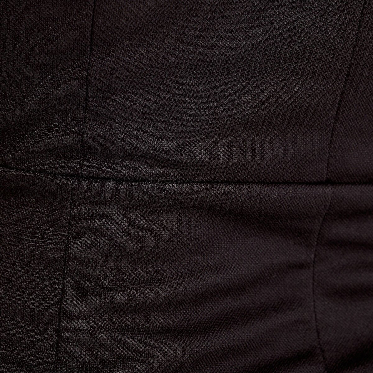 Robe midi portefeuille noir femme