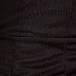 Robe midi portefeuille noir femme