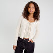 Ensemble gilet et débardeur sable femme