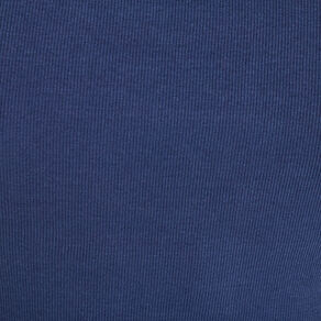 T-shirt manches courtes côtelé bleu foncé femme