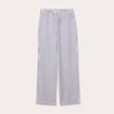 Pantalon large bleu marine femme