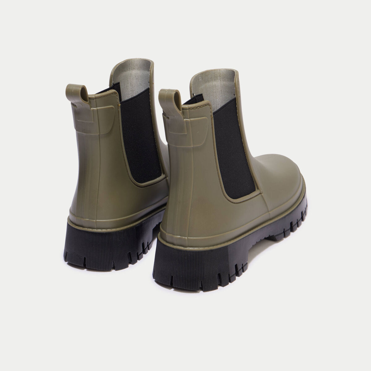 Bottes vert kaki femme