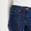 Jeans bootcut denim brut femme