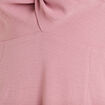 Robe longue &eacute;vas&eacute;e fendue vieux rose femme