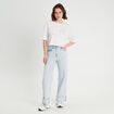 T-shirt cropped brodé blanc femme