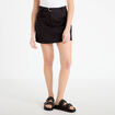 Jupe-short trap&egrave;ze courte noir femme
