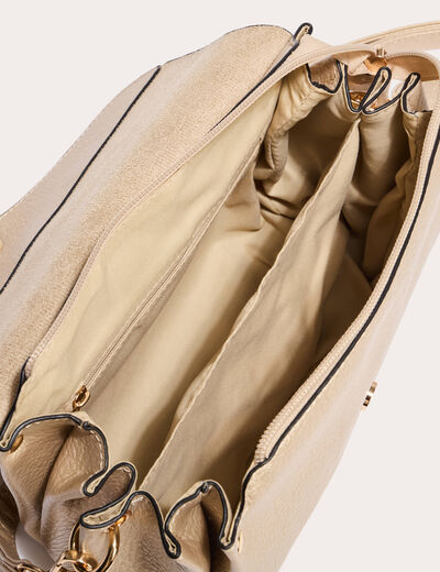 Sac similicuir couleur or femme