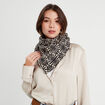 Foulard noir femme