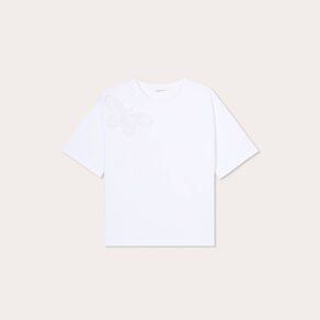 t shirt manches courtes blanc femme T-shirt manches courtes blanc femme