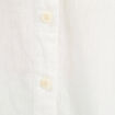 Chemise manches longues contenant du lin ecru femme