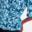 Blouse col cache-coeur blanc femme