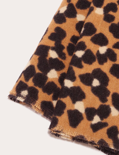 Foulard orange foncé femme