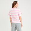T-shirt manches courtes rose clair femme