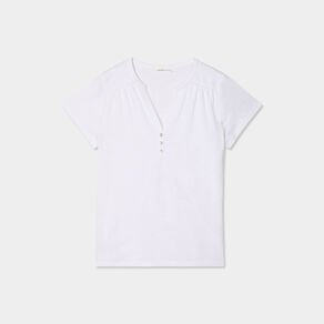 T-shirt manches courtes blanc femme
