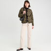 Veste matelassée vert femme