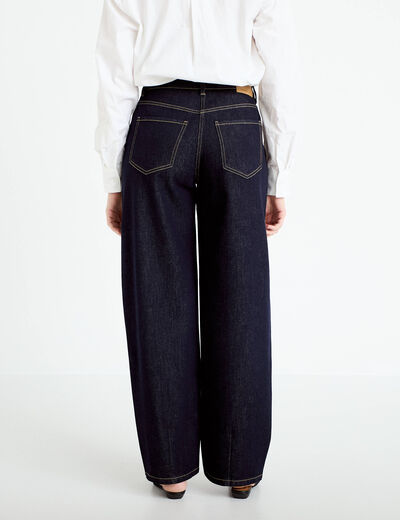 Jean boyfriend denim brut femme