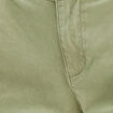 Short chino ceinturé vert kaki femme