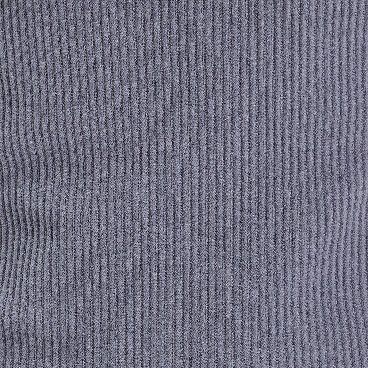 T-shirt manches courtes côtelé bleu gris femme