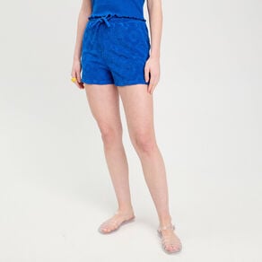 short droit bleu electrique femme Short droit bleu electrique femme