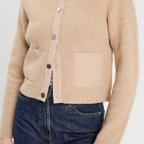 gilet manches longues taupe femme Gilet manches longues taupe femme