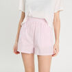 Short droit rose clair femme