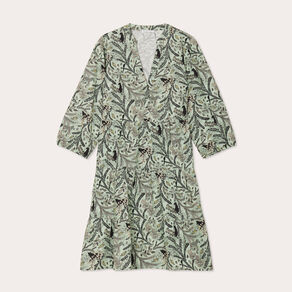robe evasee manches 34 bleu femme Robe évasée manches 3/4 bleu femme