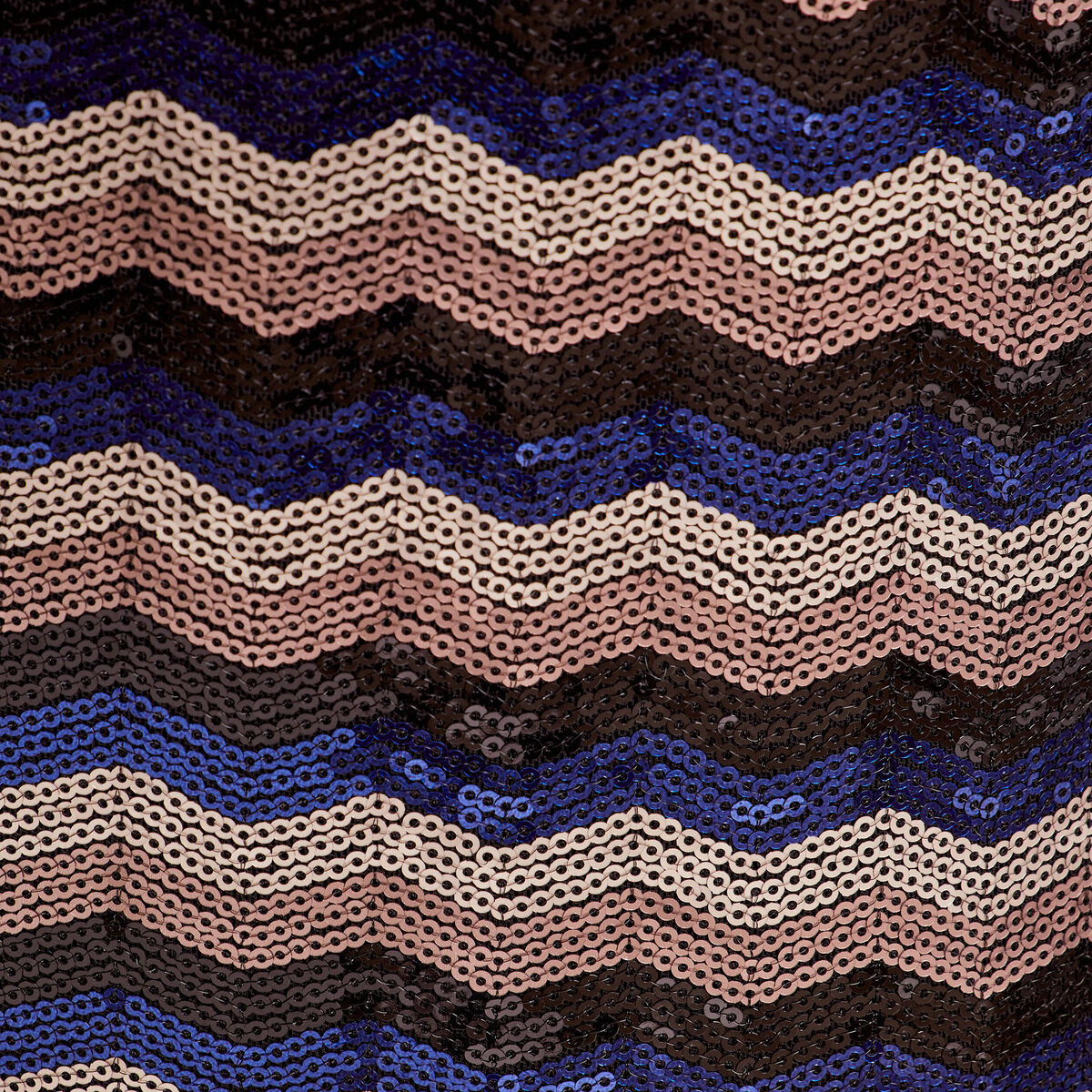 Robe moulante à sequins noir femme