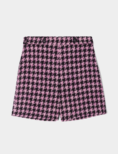 Short ajusté noir femme