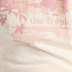 T-shirt manches courtes ecru femme