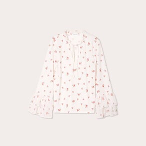 blouse manches volants ecru femme Blouse manches volants ecru femme