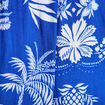 Robe &eacute;vas&eacute;e col v bleu roi femme