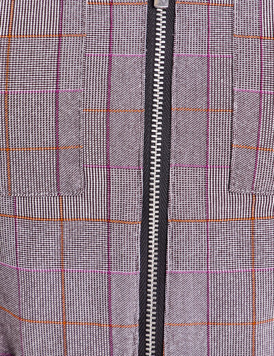 Combishort droite ceinturée blanc femme