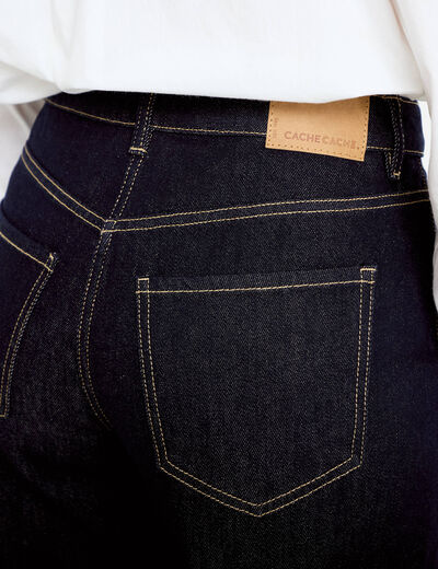 Jean boyfriend denim brut femme