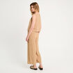 Combinaison sans manches beige femme